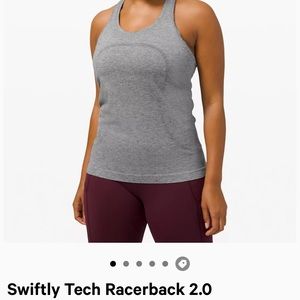 Lululemon Racerback Running Tank Top